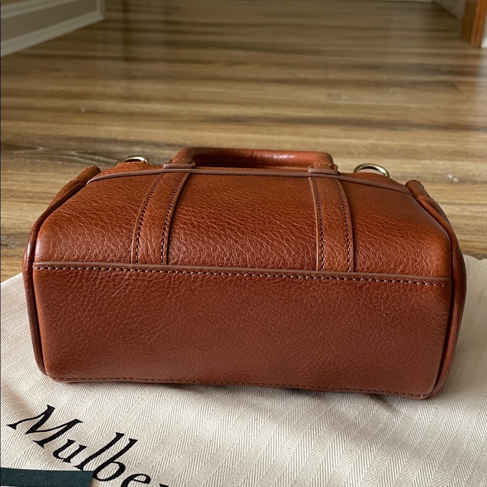 Mulberry Mini Bayswater Legacy Tote in Oak Vegetable Tanned Leather - Picture 11 of 16